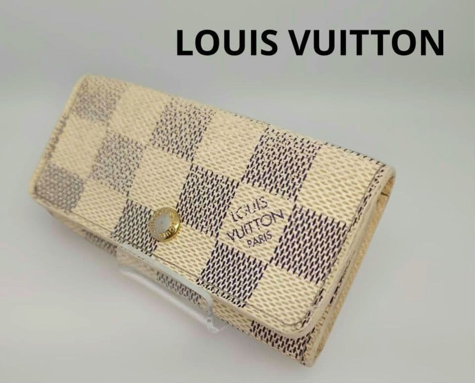Louis Vuitton ダミエ アズール ミュルティクレ4 キーケース 4連