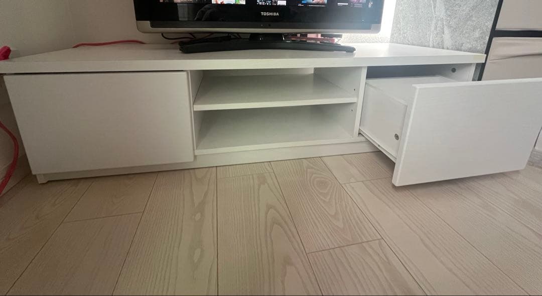 【タイムセール◎】ホワイト　テレビ台 引き出し付き　テレビボード　収納