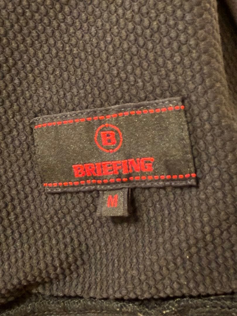 BRIEFING フード付きジャケット M ブラック