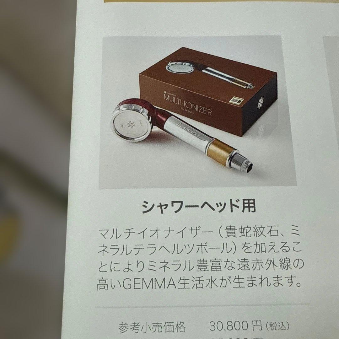 GEMMOVE MULTIONIZER シャワーヘッド　グローブ付き　即発送