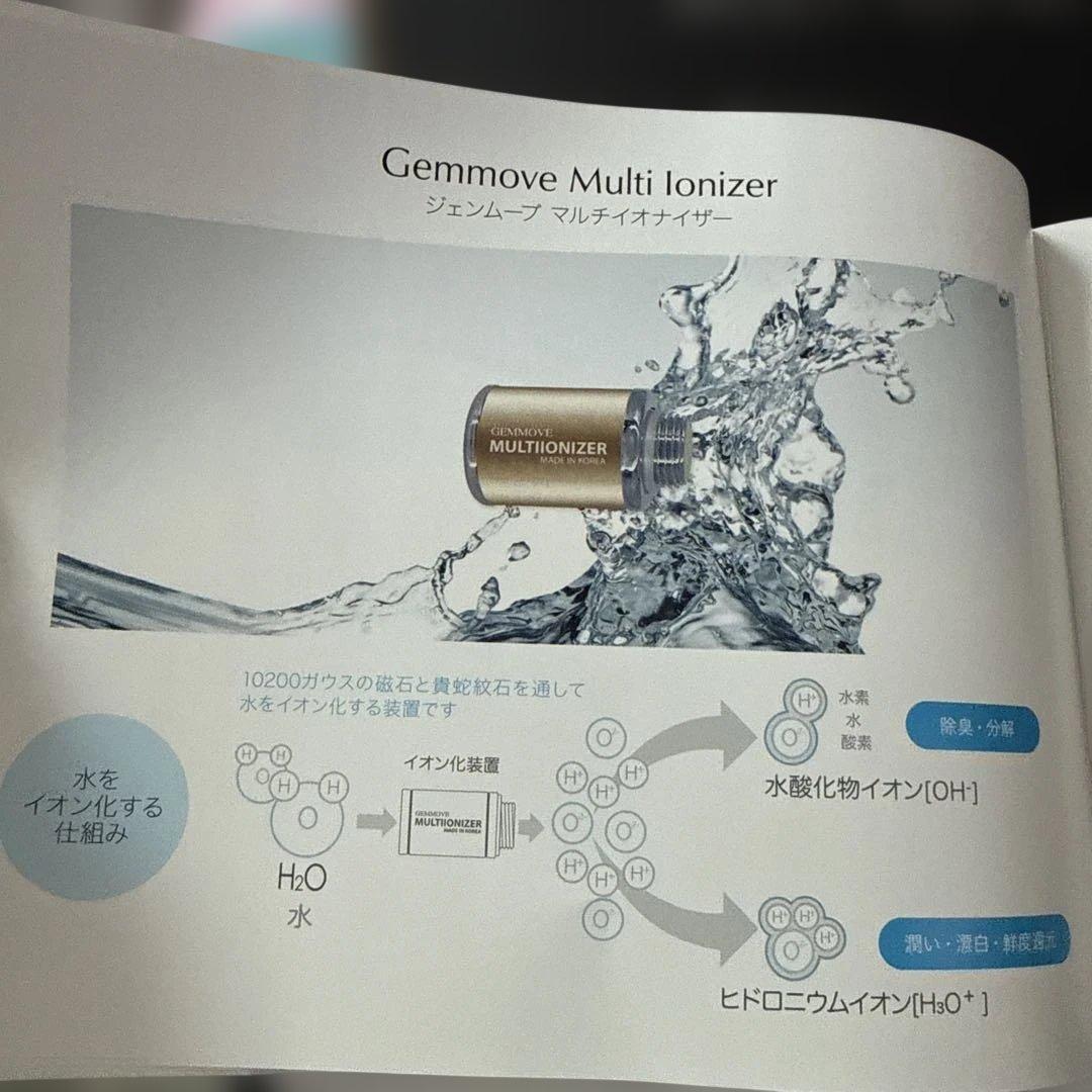 GEMMOVE MULTIONIZER シャワーヘッド　グローブ付き　即発送