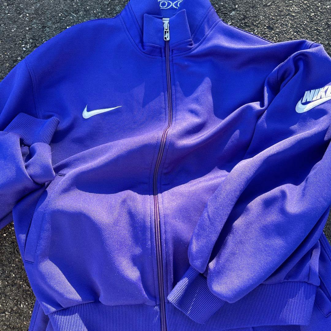 90s NIKE トラックジャケット トラックパンツ 希少カラー 刺繍ロゴ