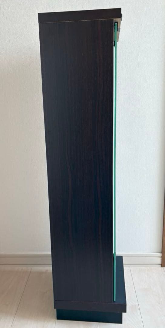 【美品】DENON ガラス扉付き収納キャビネット