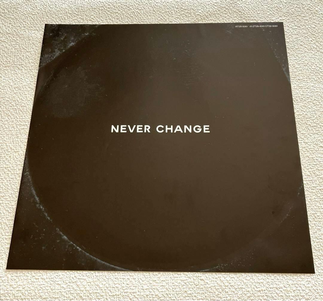 長渕 剛　NEVER CHANGE LPレコード & 楽譜本