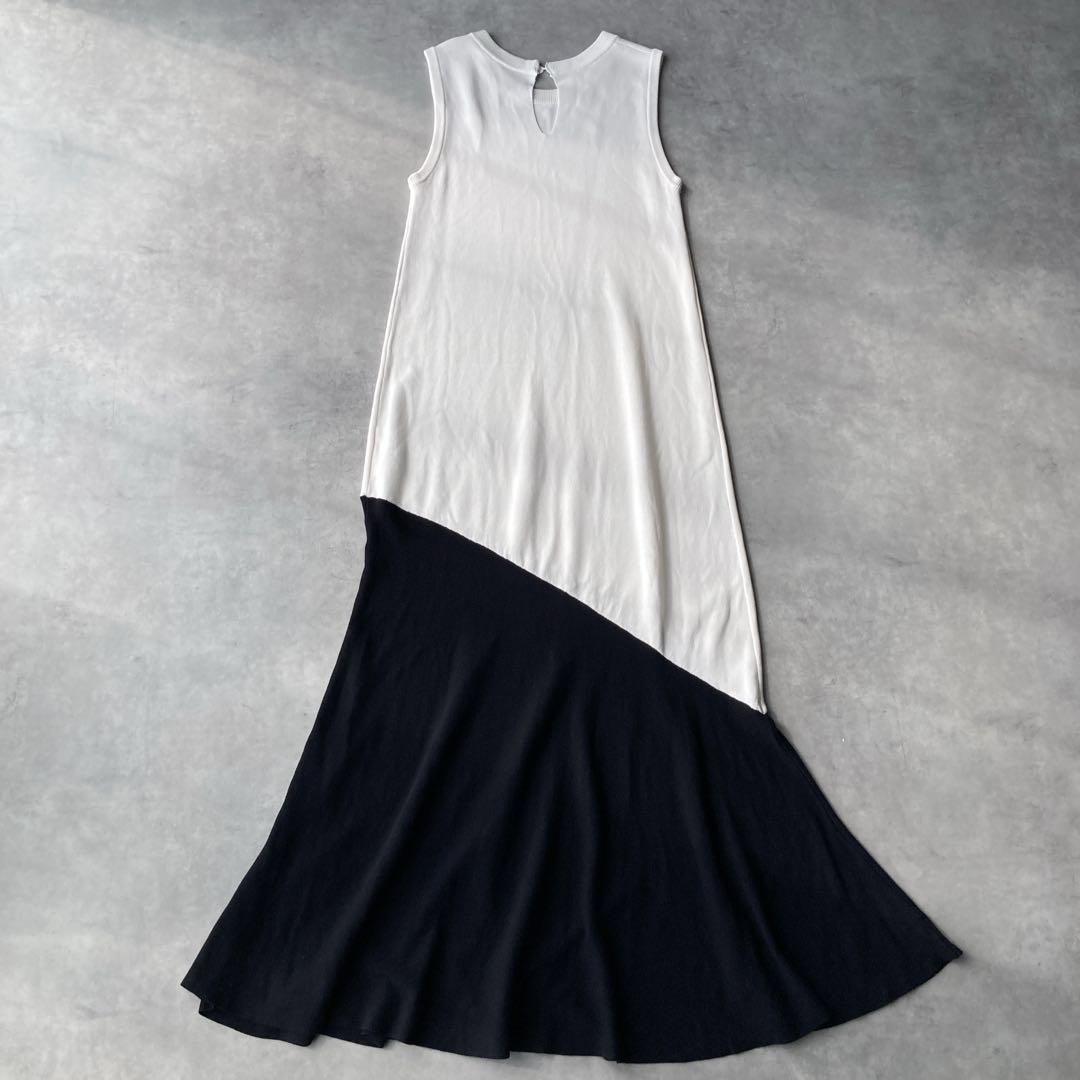 【21SS】GRACE Class グレースクラス バイカラーニットワンピース