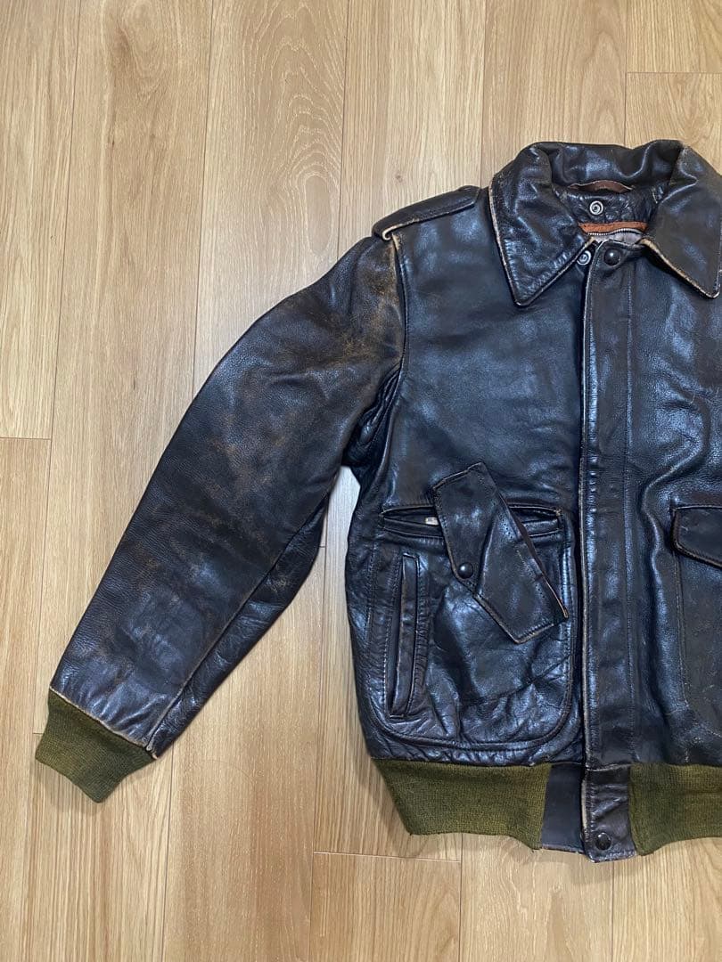 70’s Schott A-2 レザージャケット ミリタリージャケット