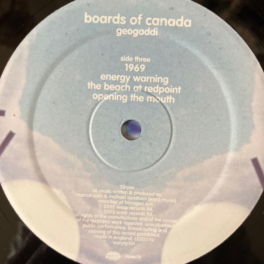 3LP Boards of  Geogaddi レコード