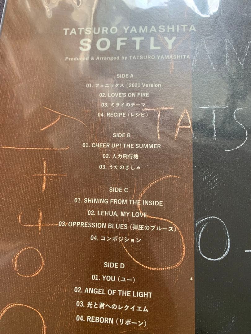 山下達郎　SOFTLY アナログ　未開封