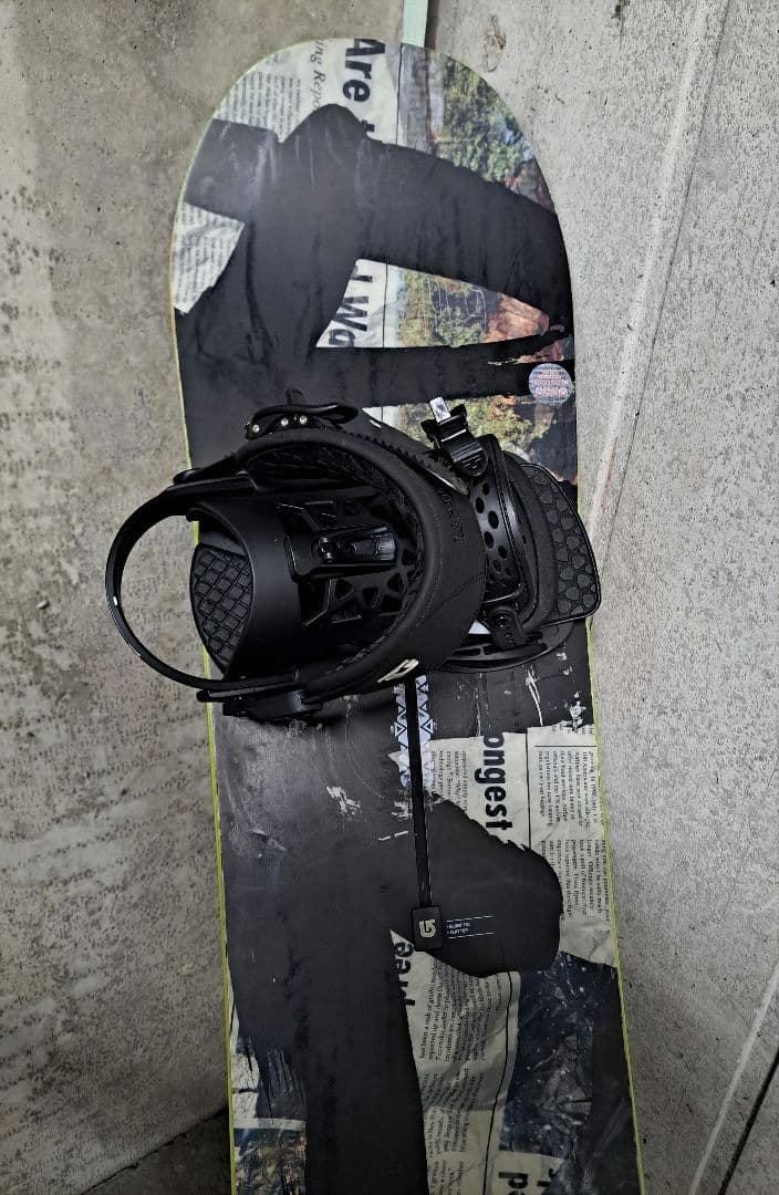 Burton バートン　スノーボード、ビィンデングセット154㎝