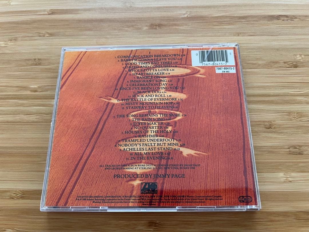 Led Zeppelin コンプリートCDとソロ数枚