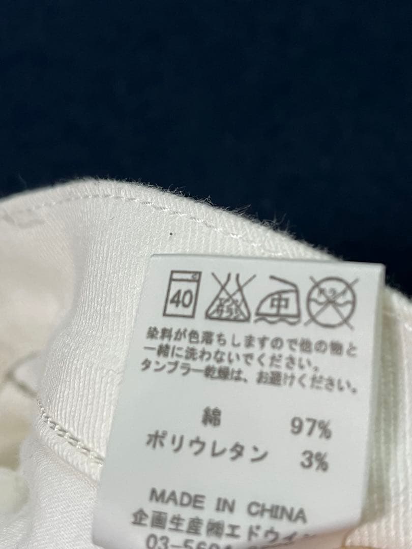 beams golf Leeホワイトデニム ほぼ未使用