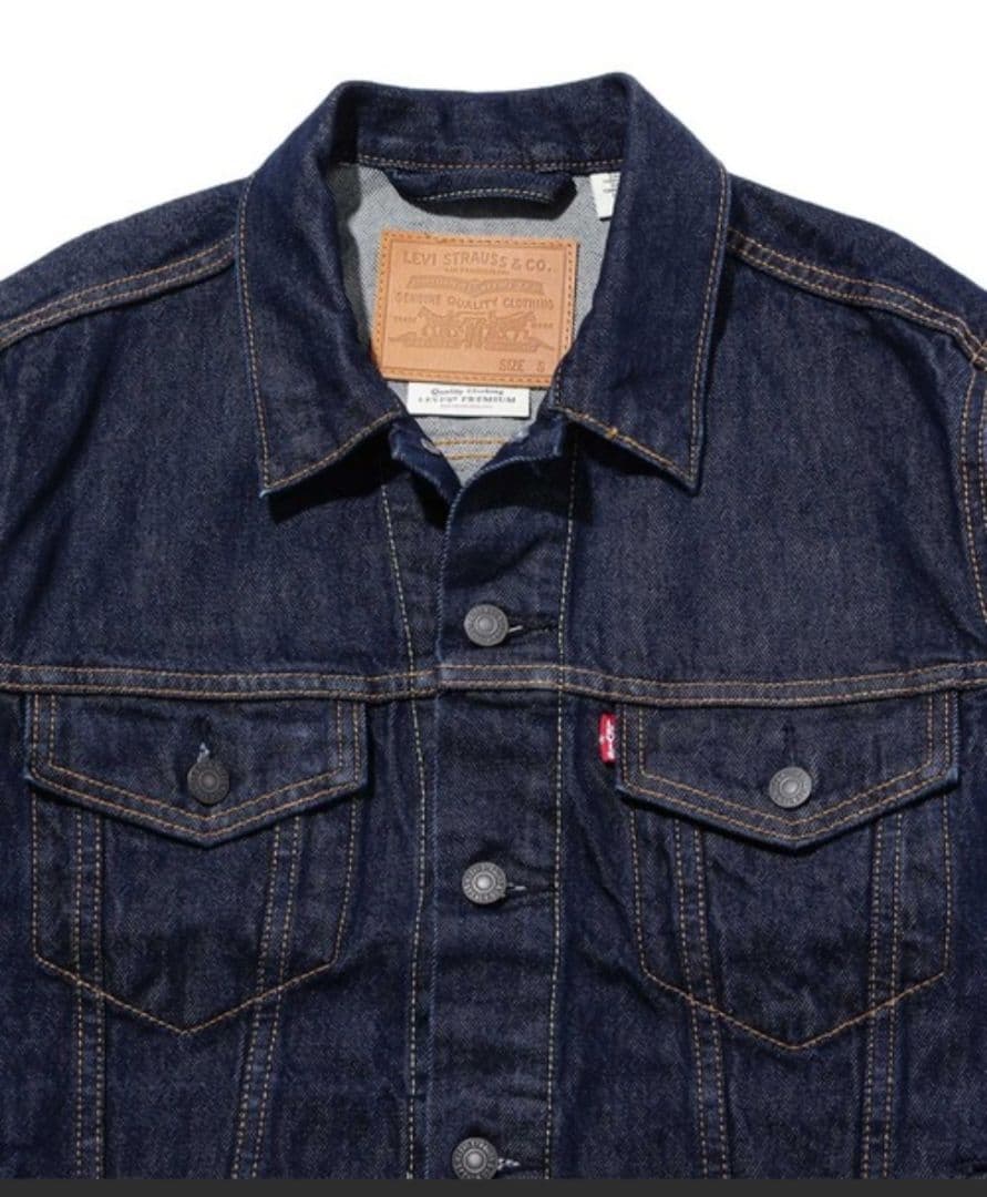 【試着のみ】Levi's Premium☆デニムジャケット L 濃紺