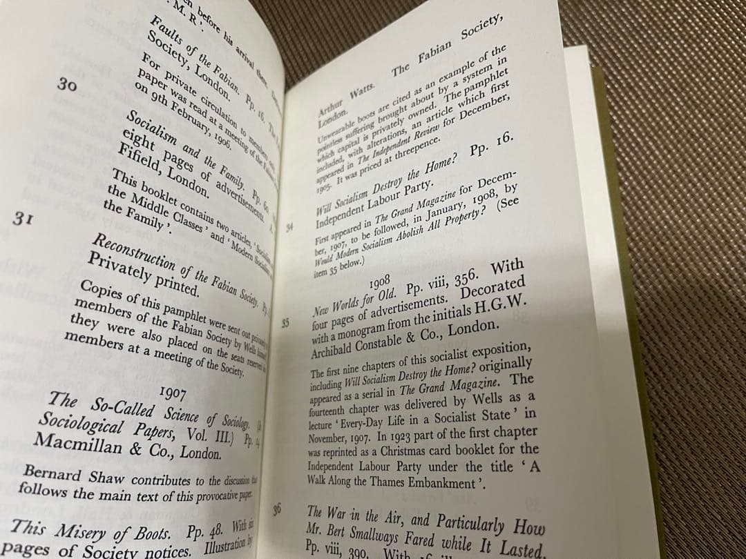 洋書 H. G. WELLS A COMPREHENSIVE BIBLIOGRAPHY