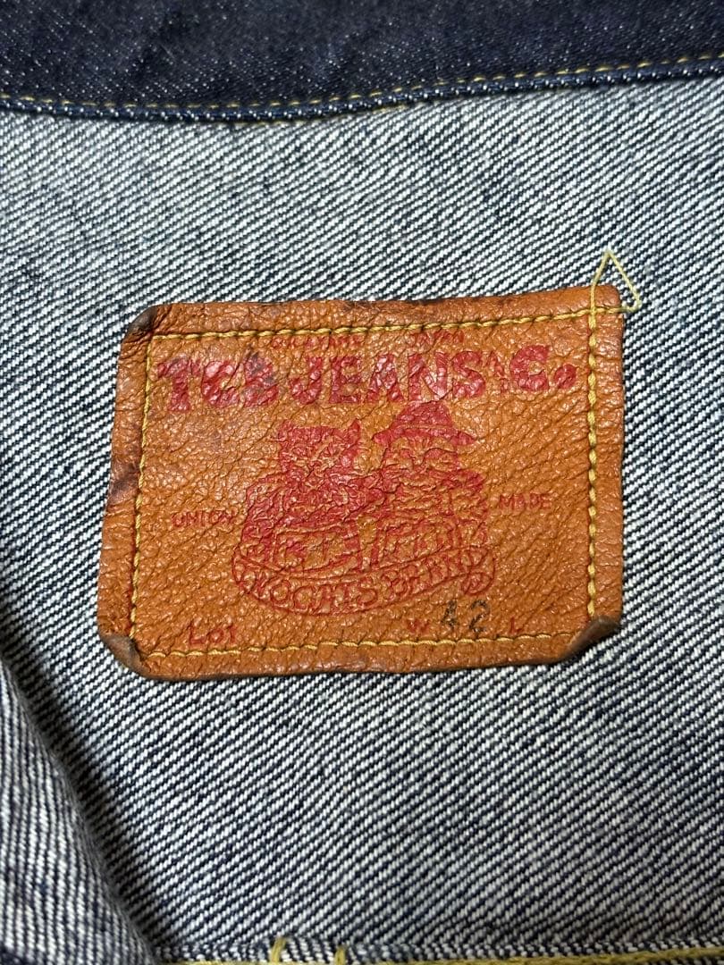 TCB.JEANS S40's jacket 14oz 大戦モデル 42