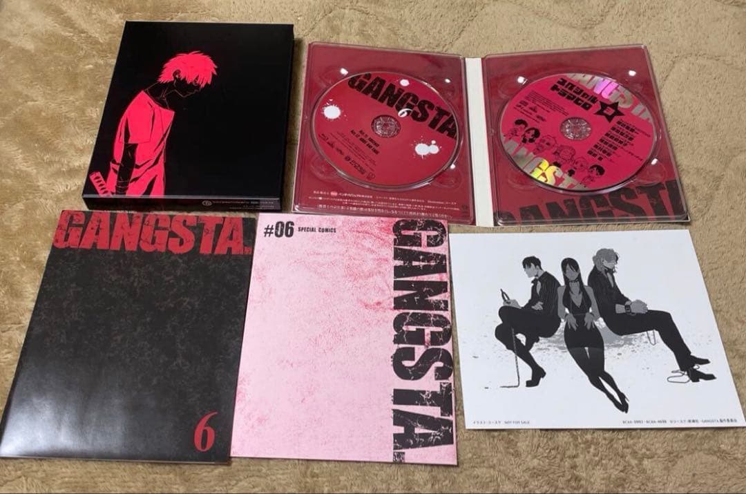 GANGSTA 特装限定版　Blu-ray BOX ギャングスタ　全6巻セット