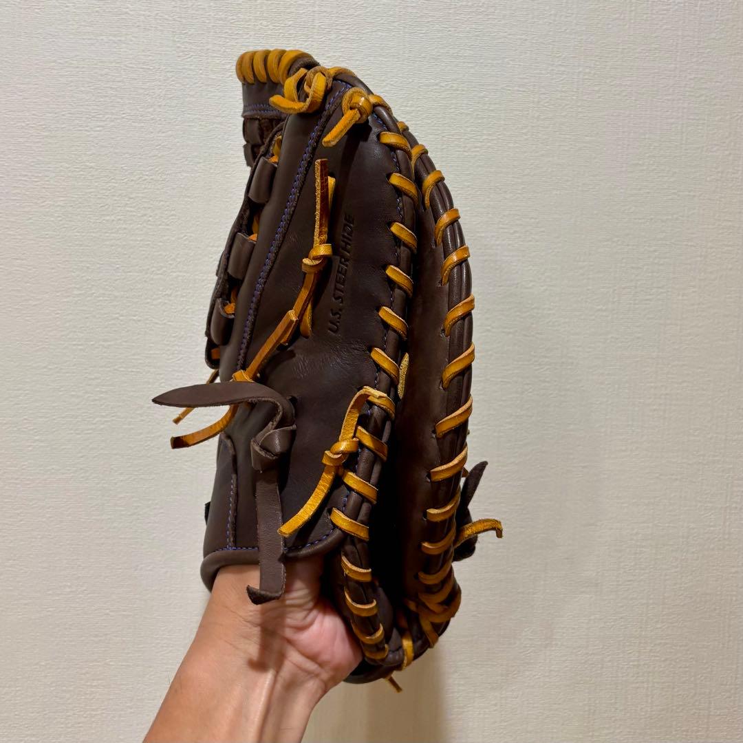 ファーストミット ワールドペガサス 軟式 美品 型抜群 即戦力 軟式グローブ