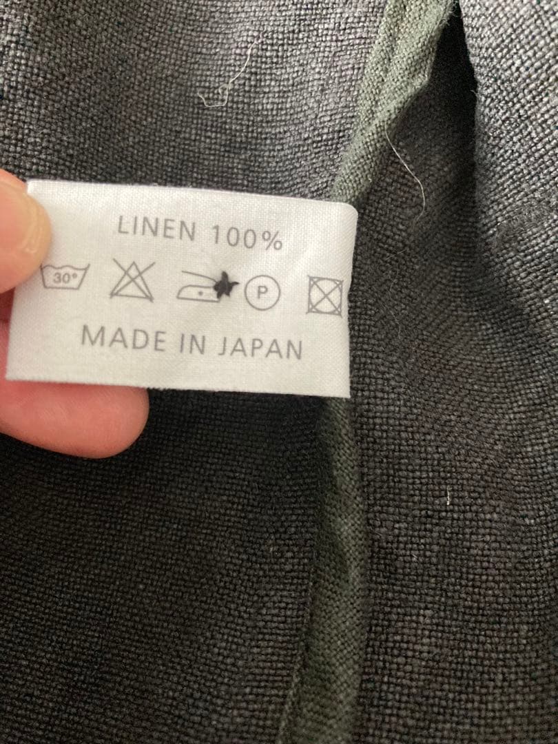 良雰囲気Style Craft Wardrobe リネンキャンバスコート 墨黒