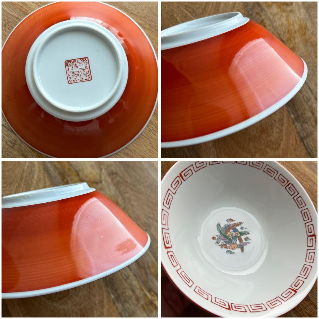 ◼️出品4/7(火)迄◼️骨董品◼️ラーメンどんぶり5点セット 鉢 器 昭和レトロ