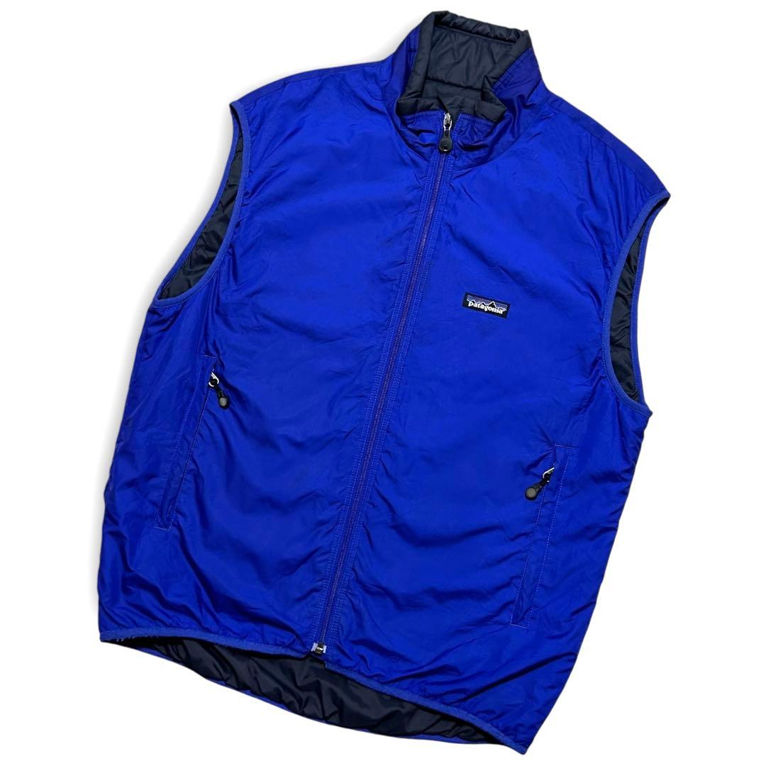 割引済！00s patagonia 刺繍ロゴ パフボールベスト 中綿ベスト