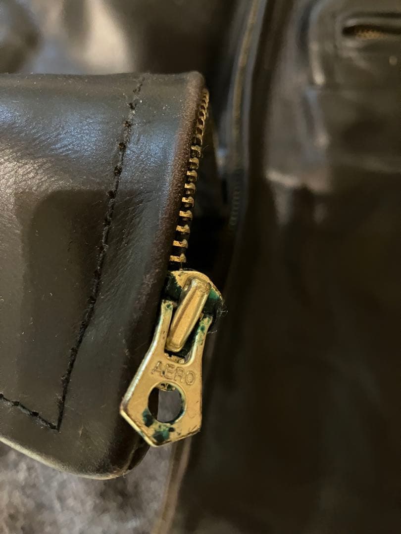 オーダー品　エアロレザー　ハーフベルト　馬革　ホースハイド　革ジャン