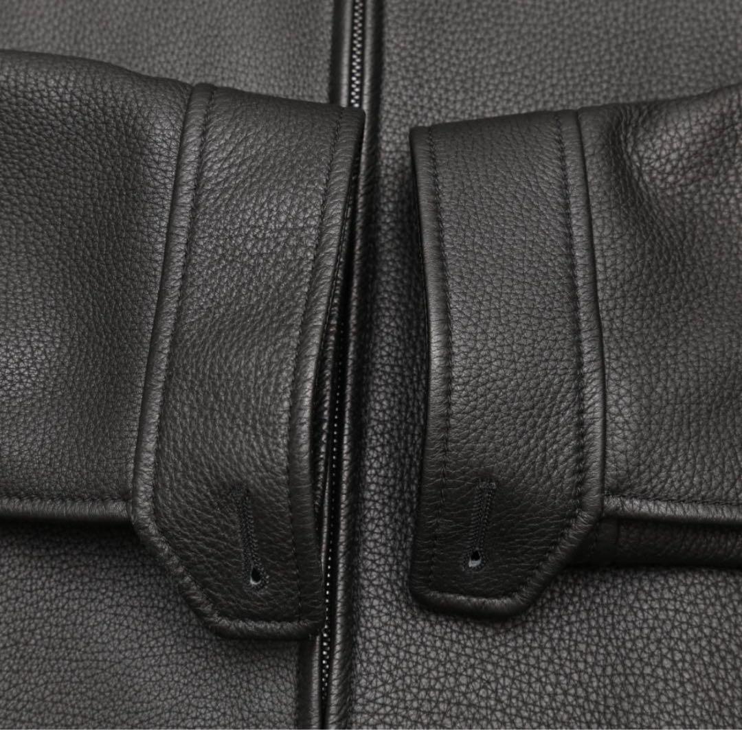 BOTTEGA VENETA 17AW ディアスキン レザーライダース 46