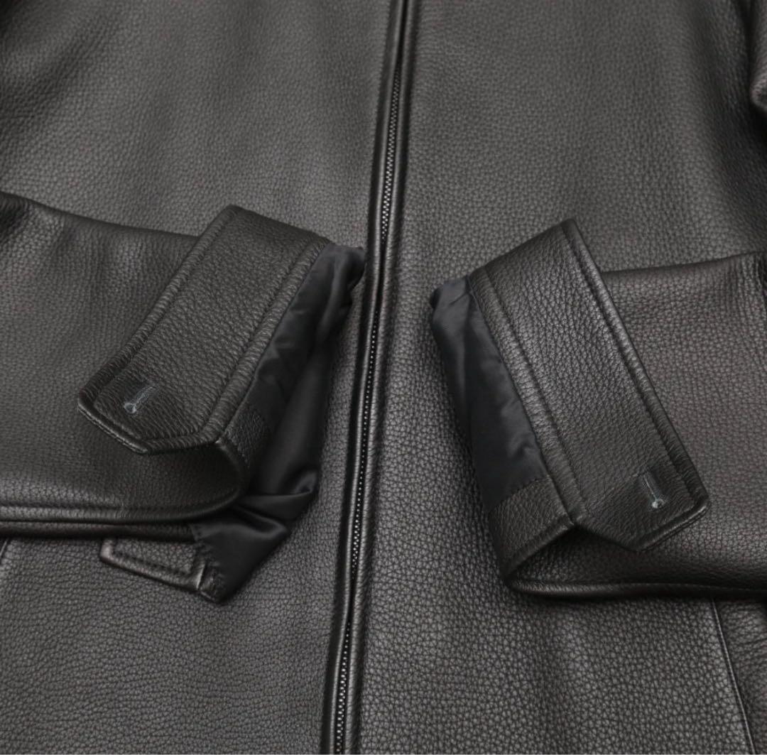 BOTTEGA VENETA 17AW ディアスキン レザーライダース 46
