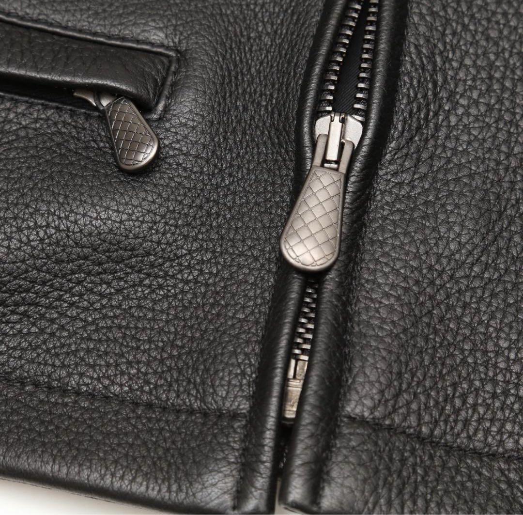 BOTTEGA VENETA 17AW ディアスキン レザーライダース 46