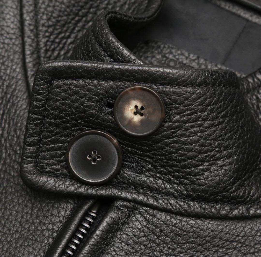 BOTTEGA VENETA 17AW ディアスキン レザーライダース 46