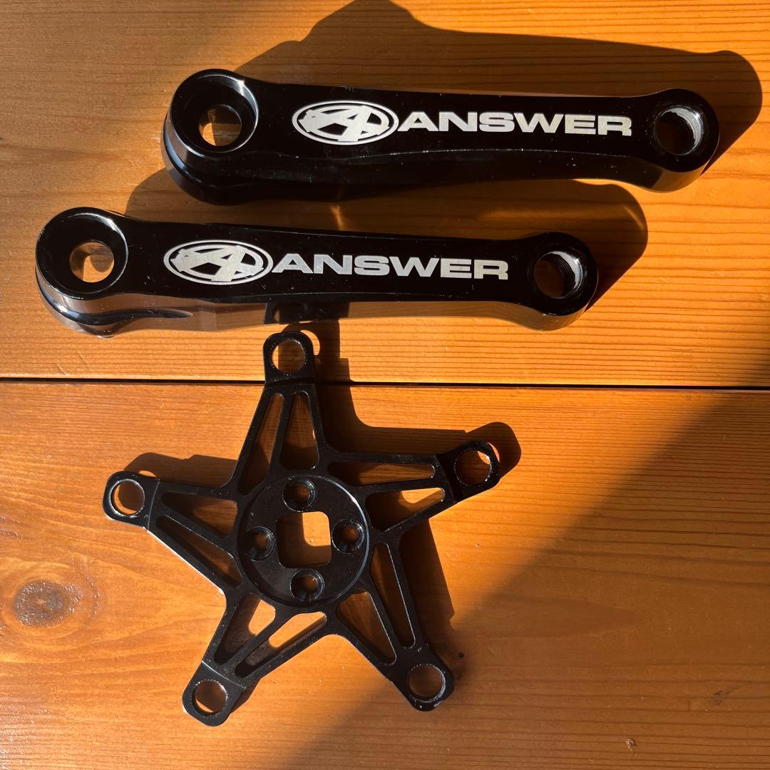 S*X様 ANSWER　 BMXレース　クランクアーム ブラック　１３０ｍｍ