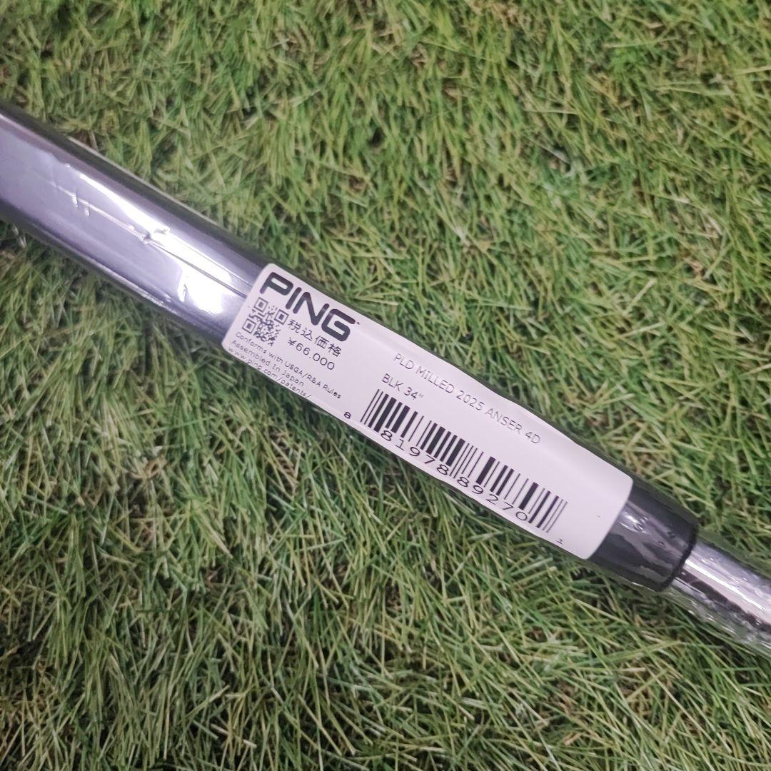 新品 PING PLD 2025 ANSER 4D パター 34インチ