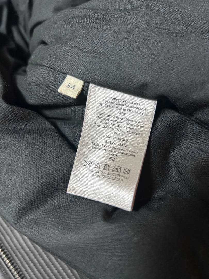 BottegaVeneta レザーブルゾン 黒 ブラック MA1 ダニエルリー