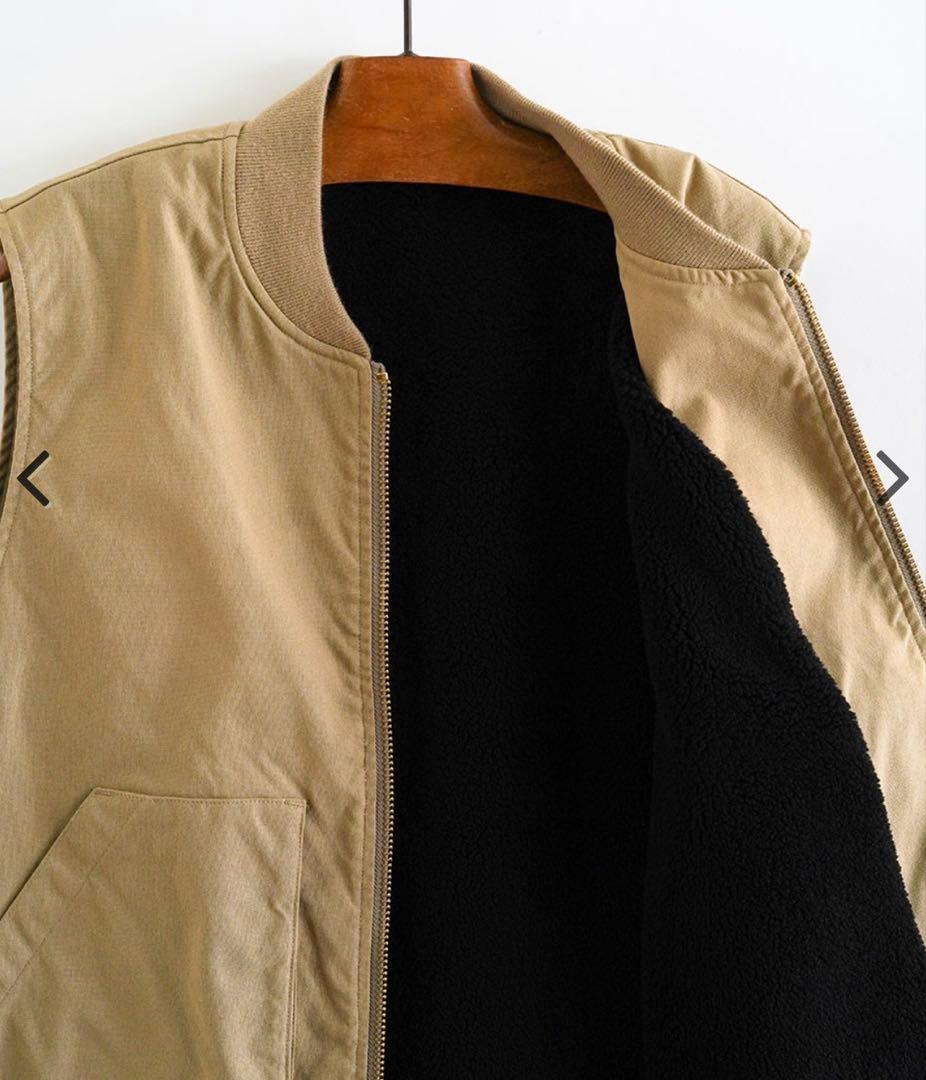 ジャケット・アウター Fresh Service BOA LINED DUCK VEST