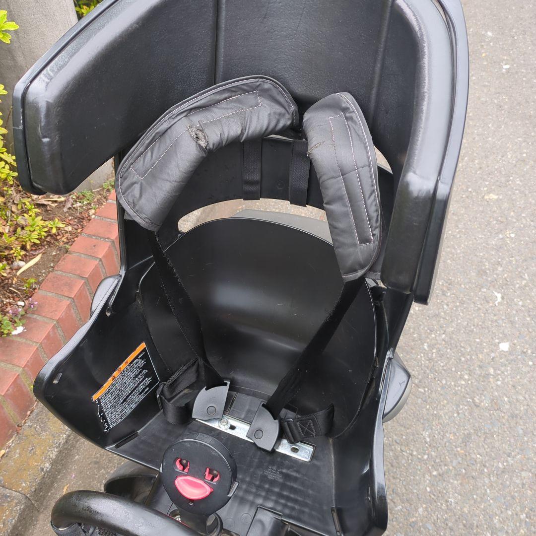 【中古】PAS babby パスバビー ブラック 後ろ乗せシート付き