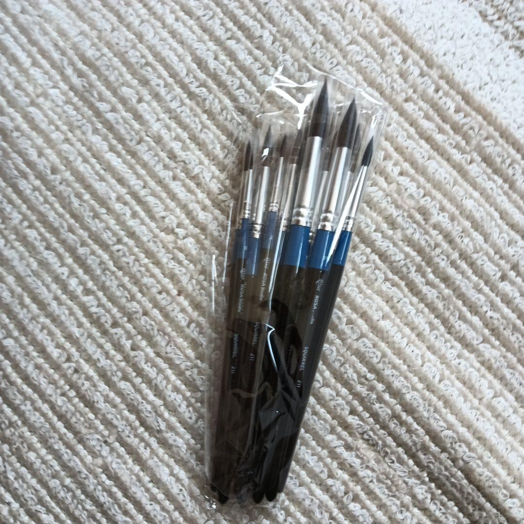 ROSA ローサ水彩筆 リス毛 画筆 Squirrel211 12本セット
