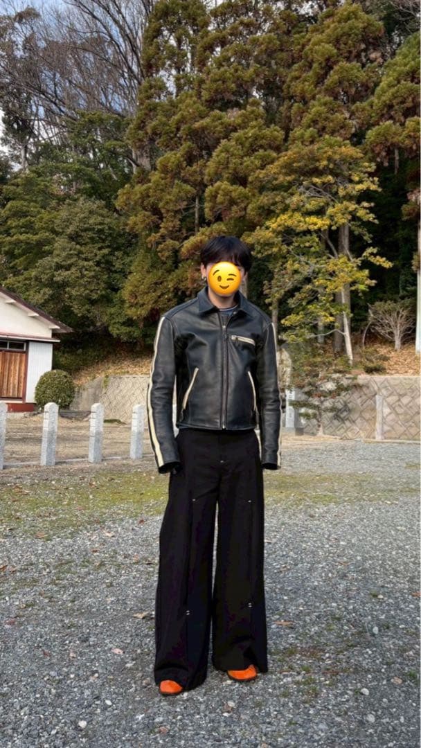 レザージャケット　the elephant sullen rick owens