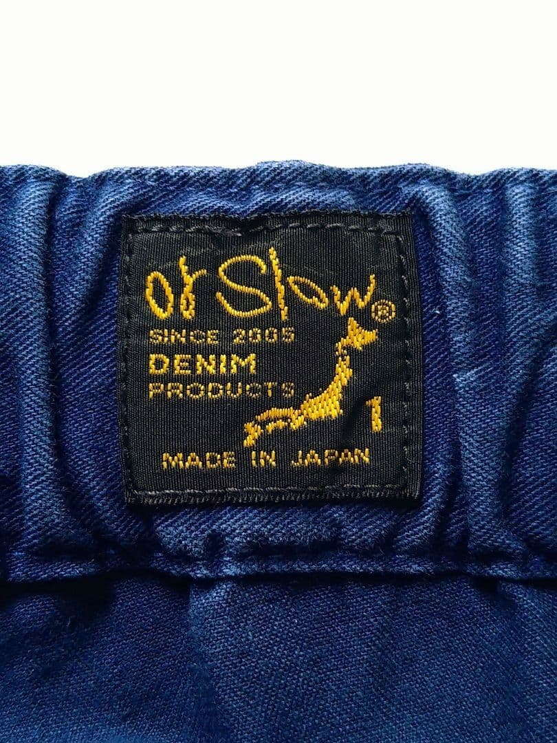 orSlow オアスロウ フレンチワークパンツ ブルー サイズ1