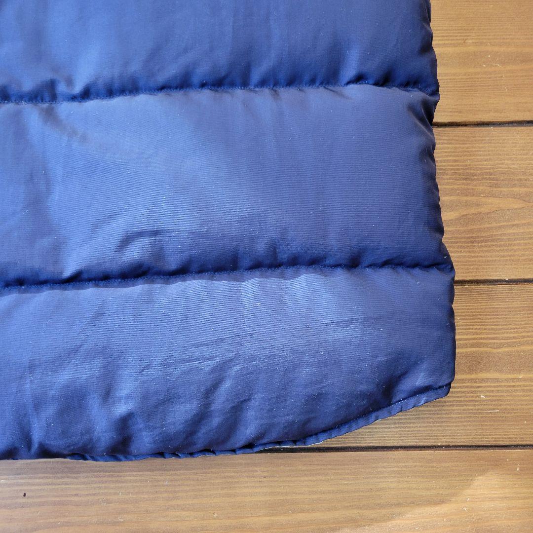 90s オールド モンベル ダウンベスト 肉厚 刺繍ロゴ 紫