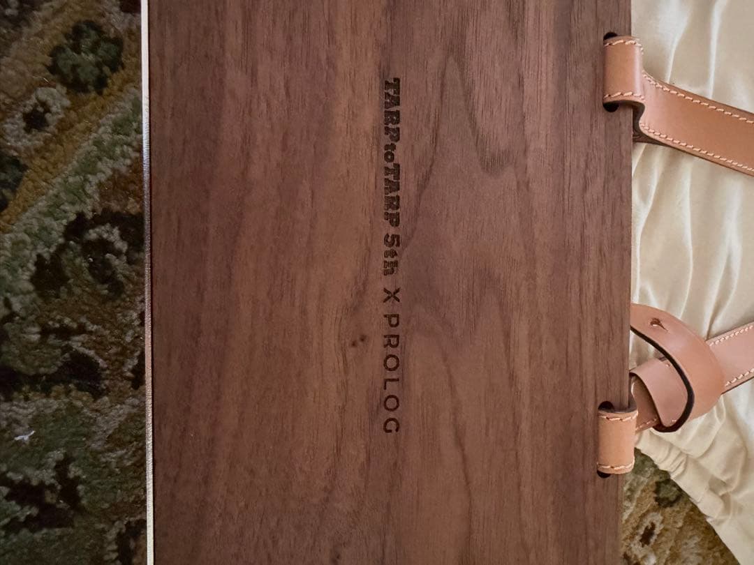 PROLOG × TARPtoTARP TOTE TABLE Walnut