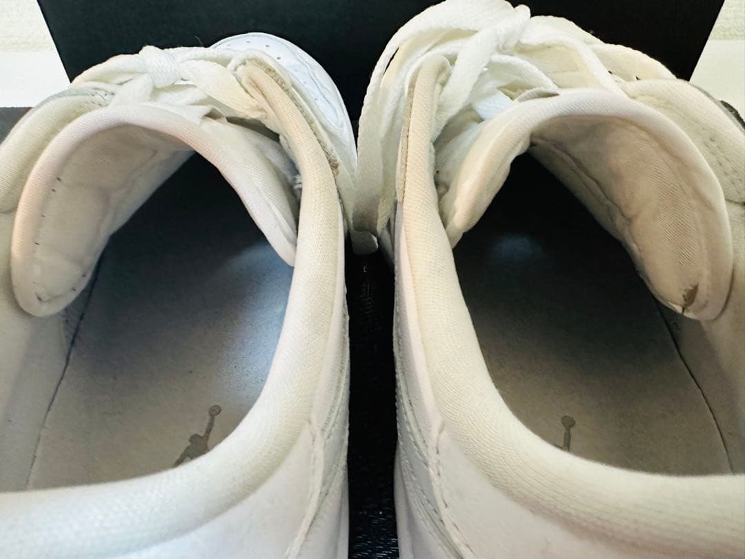 美品 NIKE AIR JORDAN 1 LOW GOLF ホワイト 28