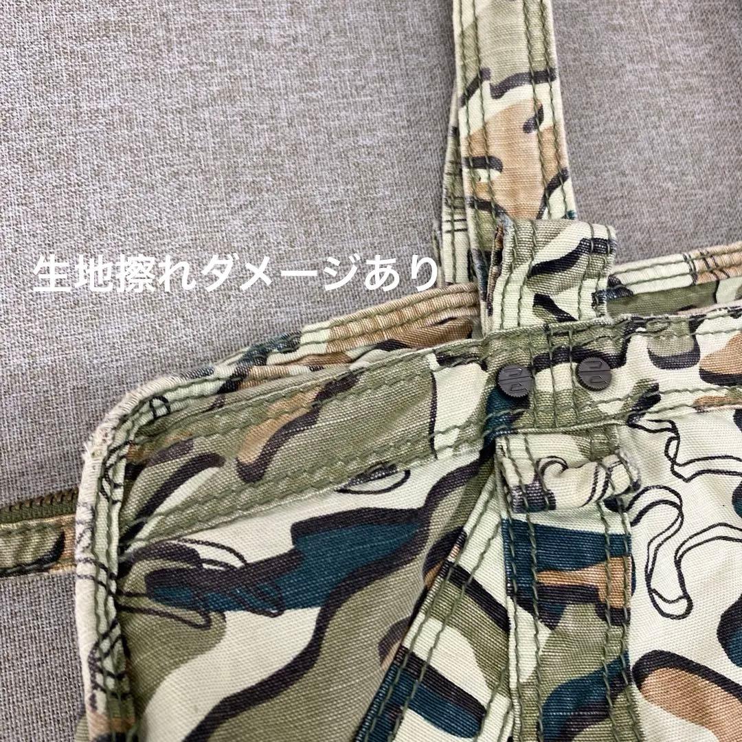 N988＊ DIESEL ディーゼル 迷彩 バッグ Y2K ストリート カモフラ