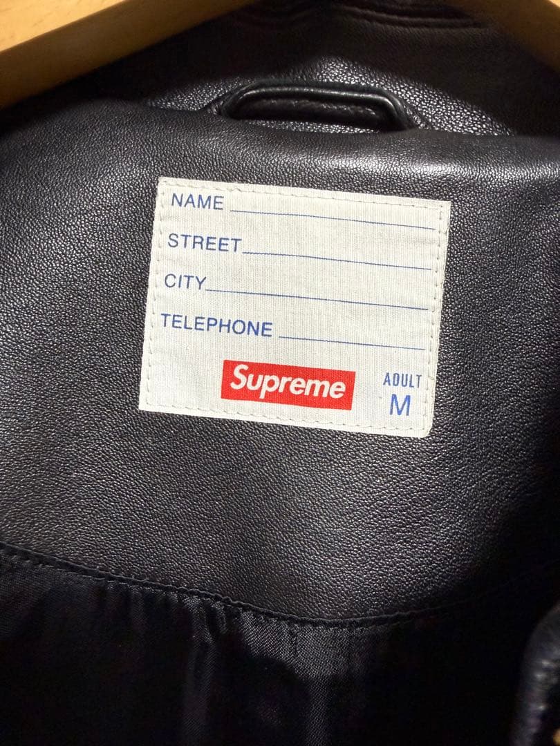 ジャケット・アウター Supreme Studded Arc Logo Leather Jacket