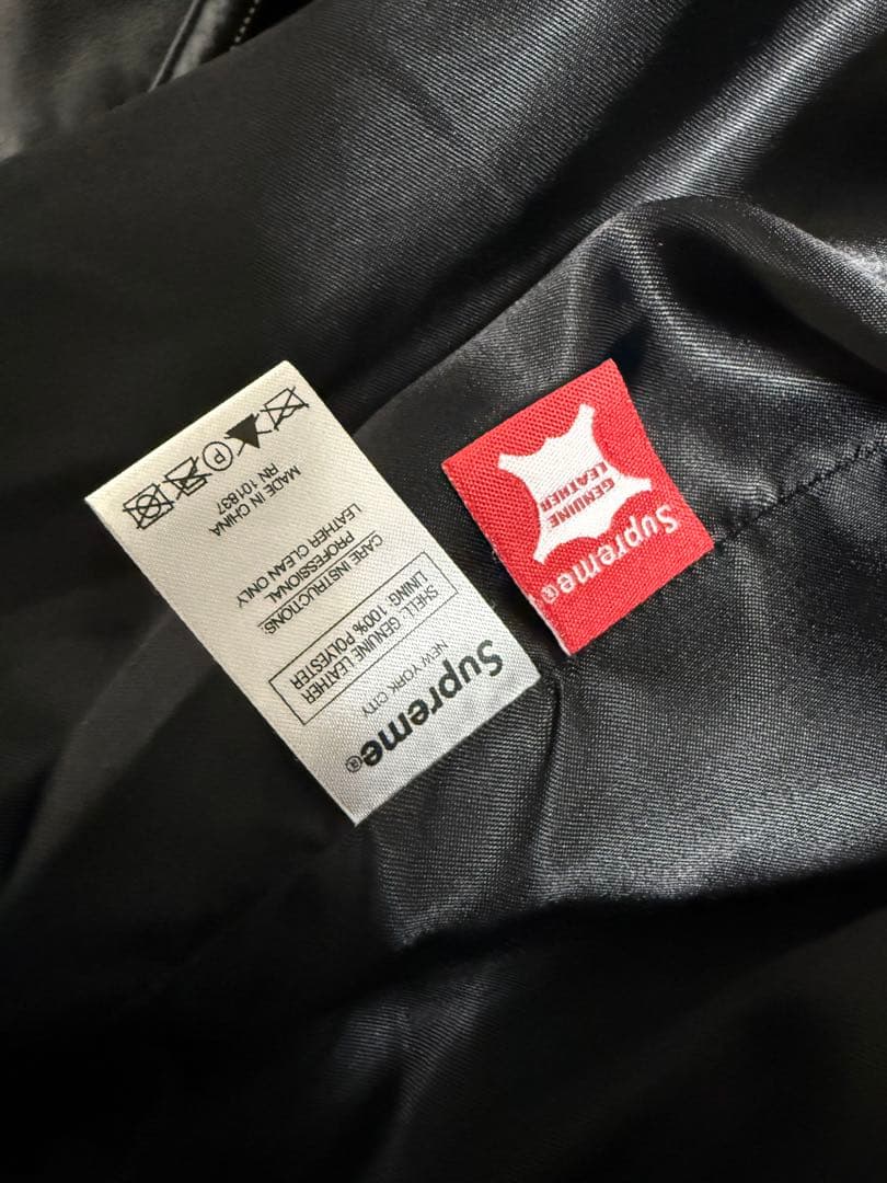 ジャケット・アウター Supreme Studded Arc Logo Leather Jacket