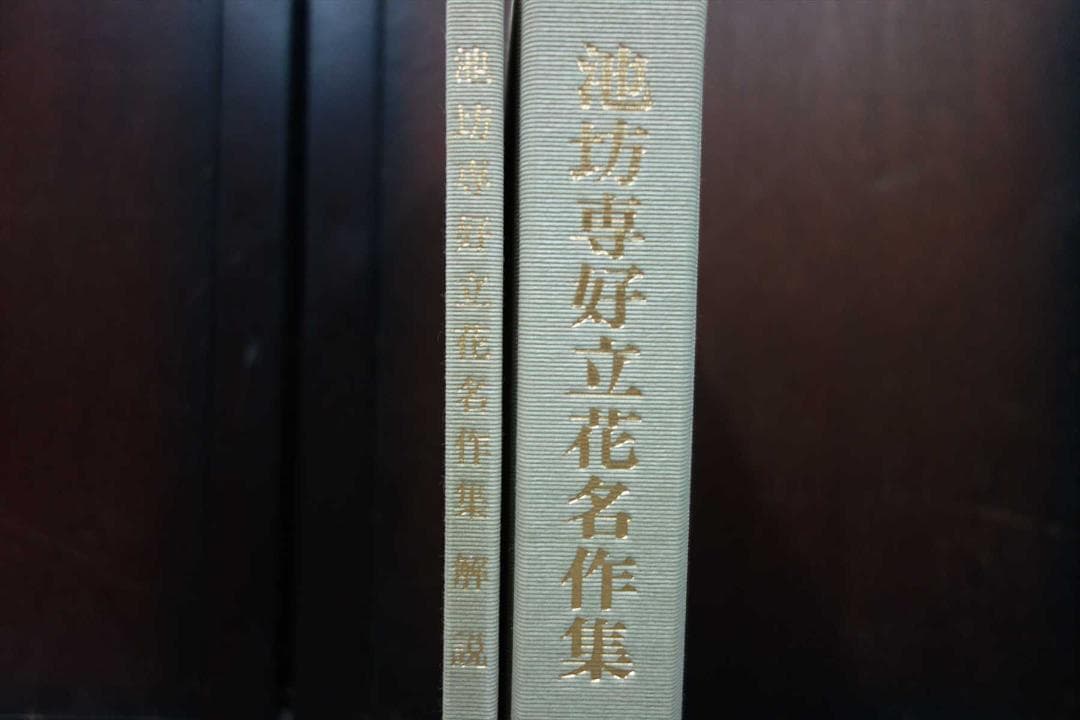 池坊専永撰　池坊専好立花名作集　図録/解説　２冊函入　日本華道社　華道/生花