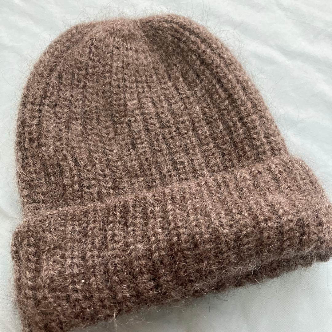 THE SHINZONE SHAGGY KNIT CAP シャギー　ニット