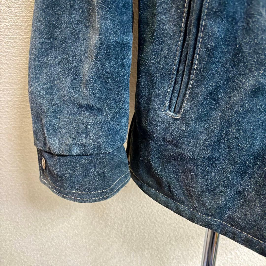 超希少 90s ショット Schott ランチャー スエードボアジャケット
