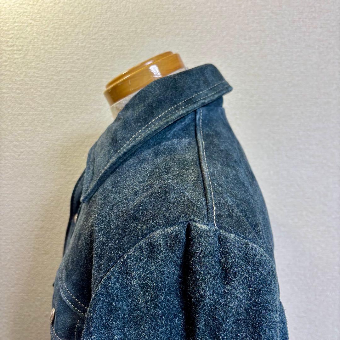 超希少 90s ショット Schott ランチャー スエードボアジャケット