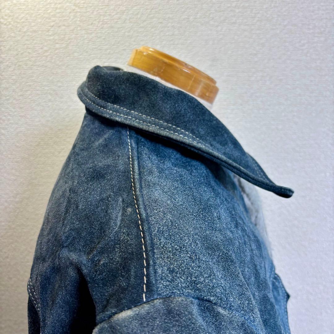 超希少 90s ショット Schott ランチャー スエードボアジャケット