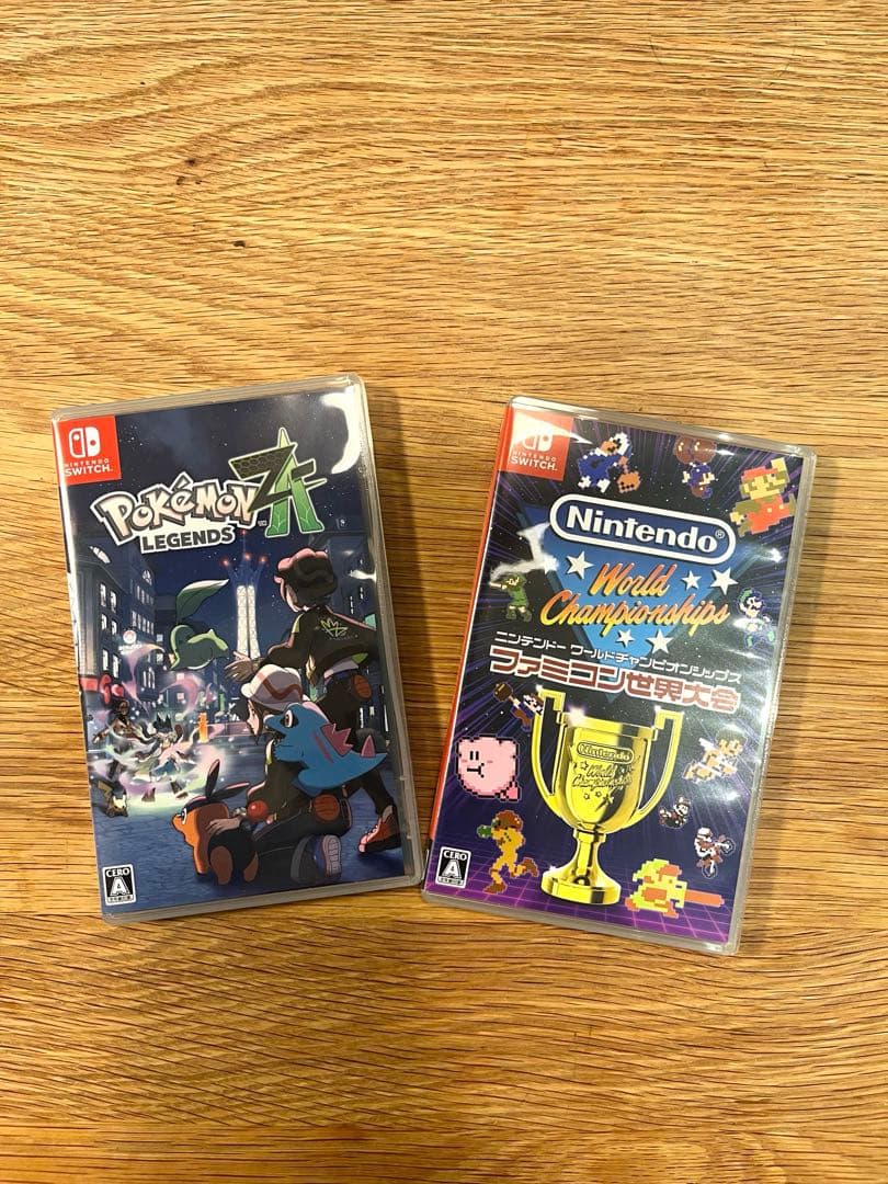 switchソフト2本セット ポケモンZA＆ファミコン世界大会