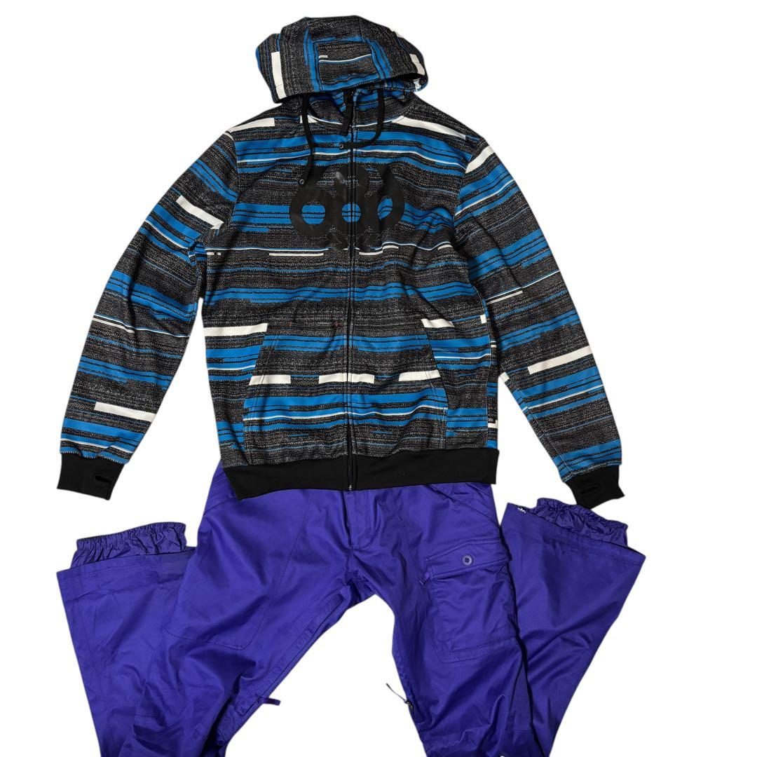 【セット】686 burton バートン　スキーウェア　上下　レディース　L