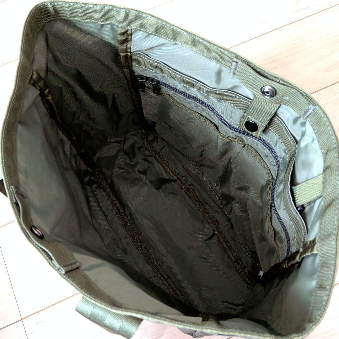美品 BRIFING グリーンレーベル 別注 オリーブ トートバッグ